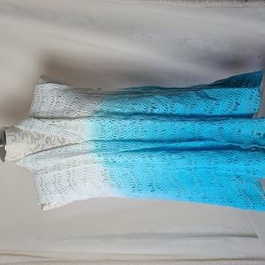 NWT KEREN HART knitted short sleeve open front cardigan